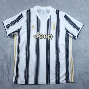 Juventus Men’s Large Adidas Jeep Jersey Black Gold 2XL AEROREADY